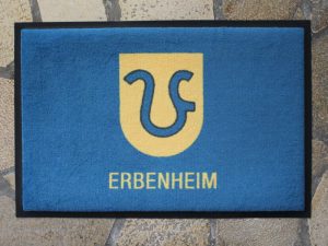 Wiesbaden Erbenheim Wappen Vorort Fußmatte